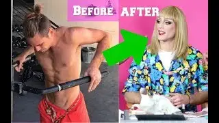 Sexy Straight Guy Becomes A Woman (Drag Queen Makeover)