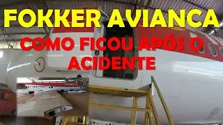 Fokker 100 o avião do acidente em 2014