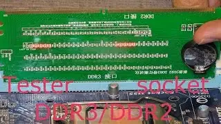 Тестер слотов памяти DDR2 DDR3