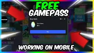 Roblox Free Gamepass Script working on Mobile