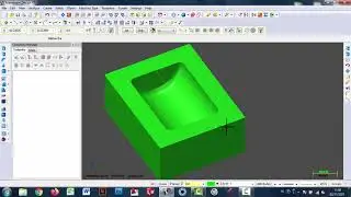 Mastercam X5 || Basic Milling Example || Paralel milling (Cavity)