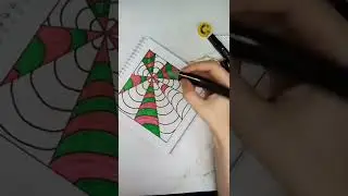 Рисуем оптическую иллюзию маркерами