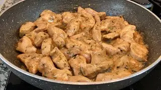 Cook Chicken With This Sauce ❗️ Creamy Garlic Chicken Recipe 🍗