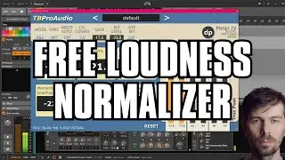 ❤ Loudness normalization, auto gain, loudness meter, VST3 and free - TbPro Audio dpMeter4 in Bitwig