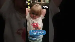 Toddler Doesn't Care That He's in Trouble for Spitting