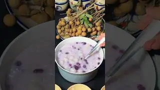 Khoai lang tím nấu chè kiểu này rất ngon