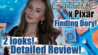 Catrice Disney Pixar Finding Dory! Full review with 2 looks and wear test! Let's try and discuss!