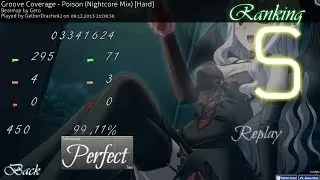 OSU! Groove Coverage - Poison (Nightcore Mix) [Hard] S