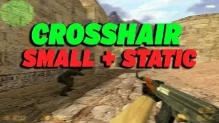 How To Make Crosshair Smaller and Static in Counter-Strike 1.6