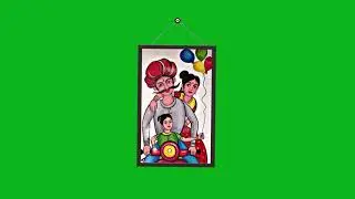 Rajasthani Art Wall Panting | Green Screen Video | Background Green Screen