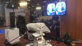 Birdly : impressive flying virtual reality experience !