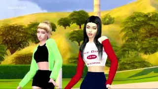 BLACKPINK - 'Shut Down' The Sims 4 version | K-pop in Public |