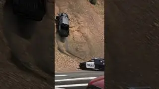 1500Hp Ram TRX BRUTAL POLICE CHASE!! INSANE HILL CLIMB