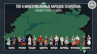 ИНФОГРАФИКА. Народы, проживающие в Татарстане
