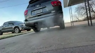Put a Magnaflow muffler on the sequoia