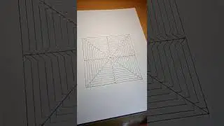 How to draw an optical illusion of a corrugated box #shorts #viralvideo #art #trending