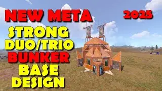 RUST NEW META STRONG SOLO/DUO/TRIO BUNKER BASE DESIGN 2025