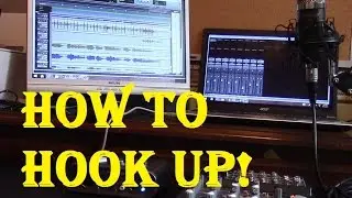 How to hook up the Neewer NW-700 / BM-700 / Any condenser microphone