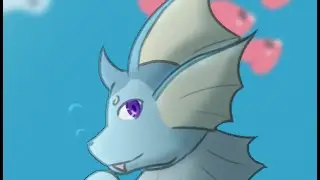 Vaporeon + Dewgong? | Pokemon Fusion speedpaint