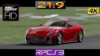 PS3 Gran Turismo HD on PC 21:9 4k (4480x2520) RPCS3 emulator