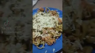 Almuerzo día 1 Tallarines con tuco! exquisitos solo hay que cuidar porciones