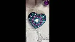 Stone painting art- handmade colorful painting #002