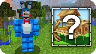 🐷 BEBE AENH CONSTRUYE CASA A FNAF TOY BONNIE - MINECRAFT AENH