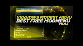 GTA 5 ONLINE MOD MENU / FREE DOWNLOAD / KIDDIONS MOD / UPDATED 0.9.1 VER