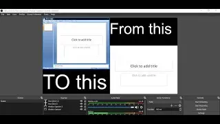 How to crop in obs 