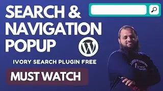 How To Add Search Bar In Wordpress | Ivory search Plugin | In Hindi  2021