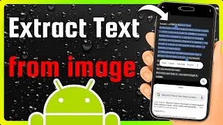 How to extract text from image on Android