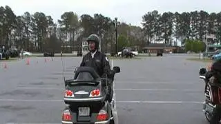 NC Drill Team Members riding Backwards