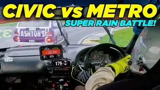 K24 Civic EG vs VVC Metro GTi - Circuit Race