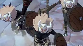 Genshin Impact CBT2  - Diluc vs Abyss Order/Mondstadt Bridge Cutscene