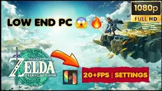 Zelda :Tears of the Kingdom on Low-End PC | Ryujinx Emulator Performance Test & Settings