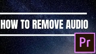 HOW TO REMOVE AUDIO FROM A VIDEO | PREMIERE PRO CC | LIGHTS UP