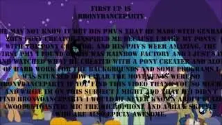 I thank all these bronies