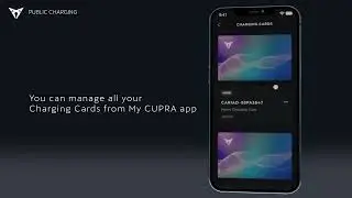Discover the CUPRA Charging services