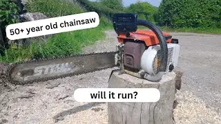 restoring a 50 year old chainsaw!! | will it run? | Stihl 056 AV