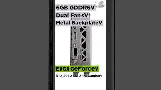 RTX 2060 Ultra Gaming | 6GB GDDR6 | EVGA GeForce Graphics Card