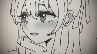 How to draw an anime girl in love / Comment dessiner une fille amoureuse
