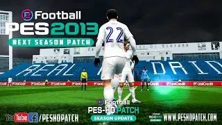 PES 2013 NEXT SEASON PATCH 2021 - Real Madrid vs Atalanta | UEFA Champions League