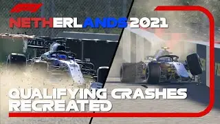 Recreating All Crashes From the 2021 Dutch GP Qualifying On The F1 2021 Game