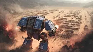 5,000,000 TYRANIDS vs SPACE MARINE FORTRESS DEFENSE - WARHAMMER 40K - UEBS 2