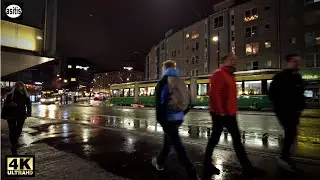 Friday Night Walk in Sörnäinen/Kallio at 6.00 PM ( Helsinki, Finland - 19 November 2021 )