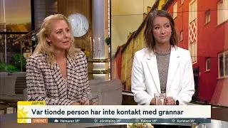 Var tionde person har inte kontakt med grannar: ”Vill inte vara til… | Nyhetsmorgon | TV4 & TV4 Play