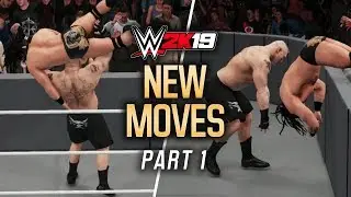 WWE 2K19 - NEW MOVES CONCEPT PART 1! (Barricade F-5, Springboard Codebreaker & More)