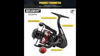 SeaKnight Morph спиннинговая катушка с алиэкспресс с карбоновым корпусом из C60 аналог Zaion и Ci4+.
