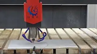 Independent double heads bridge cutting machine