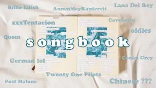 I Wrote Down All My Fav Songs to Sing 🌿 Here is my SONG JOURNAL/SONGBOOK TOUR 🌞